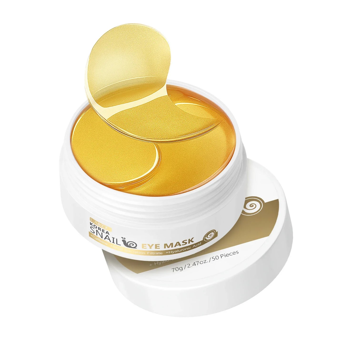 LAIKOU Sakura Snail Eye Mask – Dark Circles & Hydration