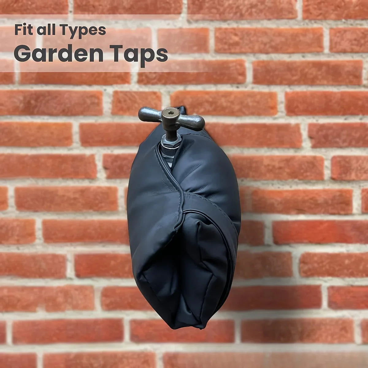 Outdoor Faucet Cover – Insulated Leather Winter Freeze Guard