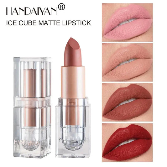 HANDAIYAN Matte Nude Lipstick | Velvet Waterproof Long Lasting Matte Lipstick Oasis Select