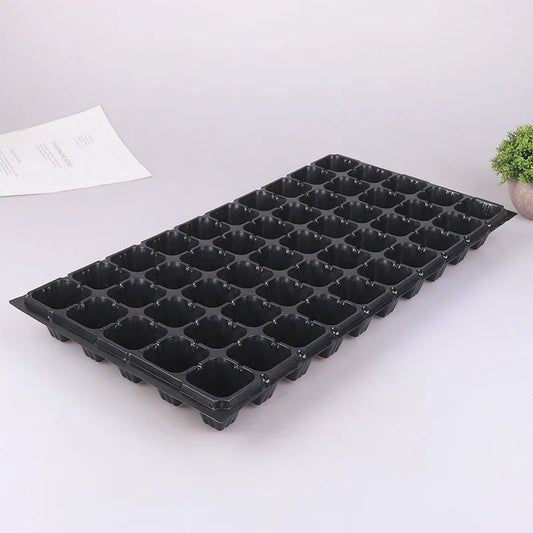 50-Cell Seedling Trays 2-Pack – Plastic Germination Starter Trays Seedling Germination Tray Oasis Select