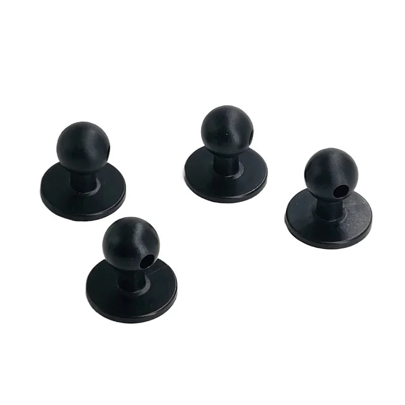 17mm Ball Head Glue Phone Mount Base 5-Pack | Car GPS Holder