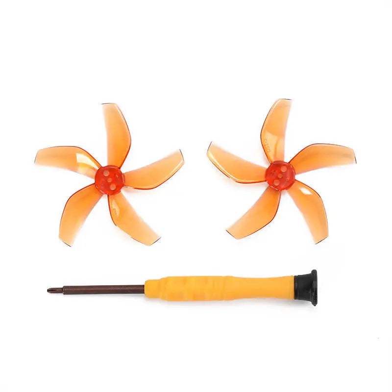Good Performance And Durability For DJI NEO 2 Propellers Colorful 5-Blade Paddles Multi-Color Matching Multi-Color Mix And Match Peaceful Pleasures Health and Wellness 1 pair orange