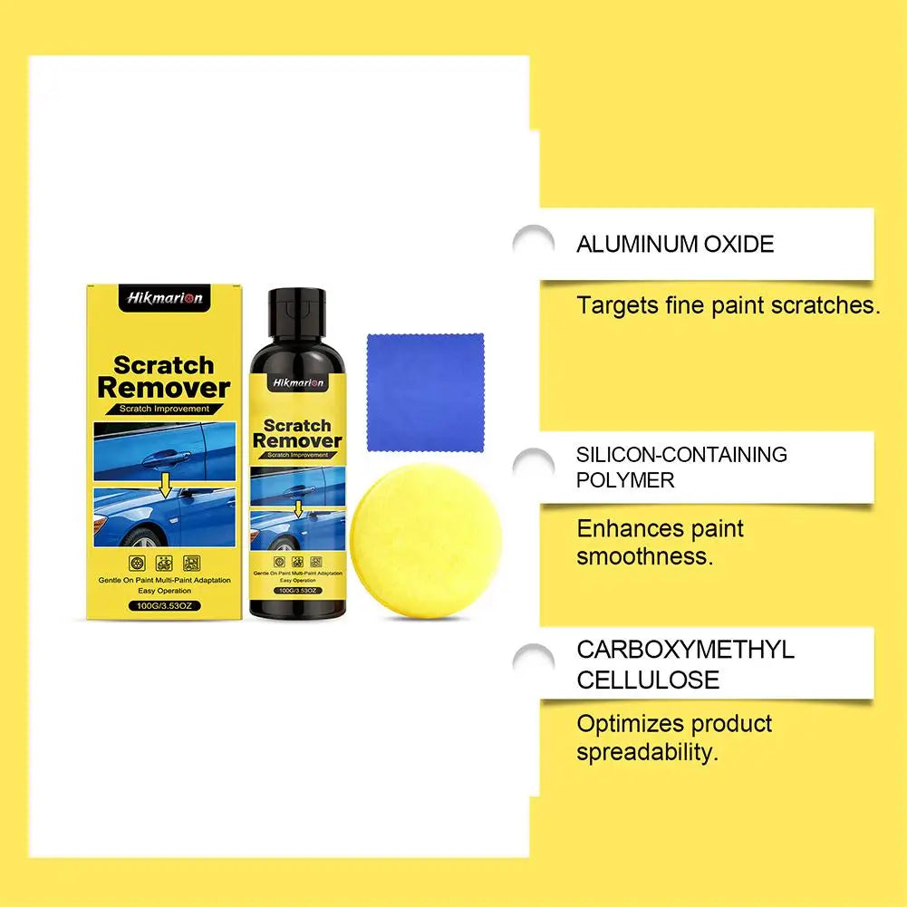 Car Scratch Remover Paint Care Tools Auto Swirl Remover Scratches Repair Polishing Auto Body Grinding Compound Anti Scratch Wax Peaceful Pleasures Health and Wellness