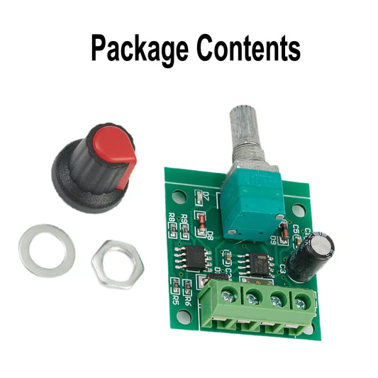 5A 90W PWM 12V DC Motor Speed Controller Module DC-DC 4 5V-35V Peaceful Pleasures Health and Wellness Default Title
