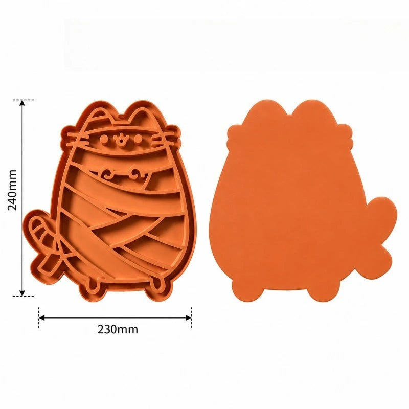 Silicone Dog Lick Mat – Slow Feeder, Teething & Mental Stimulation Dog Slow Feeder Mat Peaceful Pleasures Health and Wellness