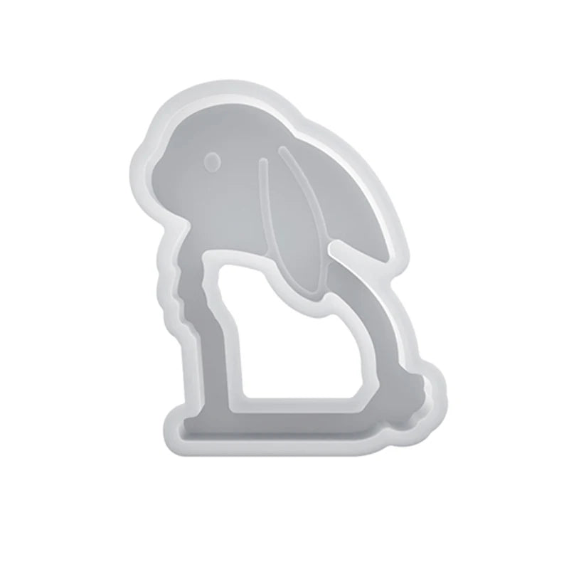 3D Easter Bunny Silicone Mold – DIY Rabbit Casting Mould