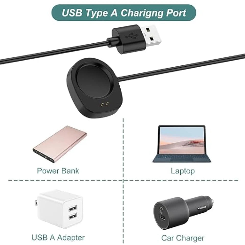 Amazfit T-Rex 3 & Balance Replacement USB Charger Cable Peaceful Pleasures Health and Wellness