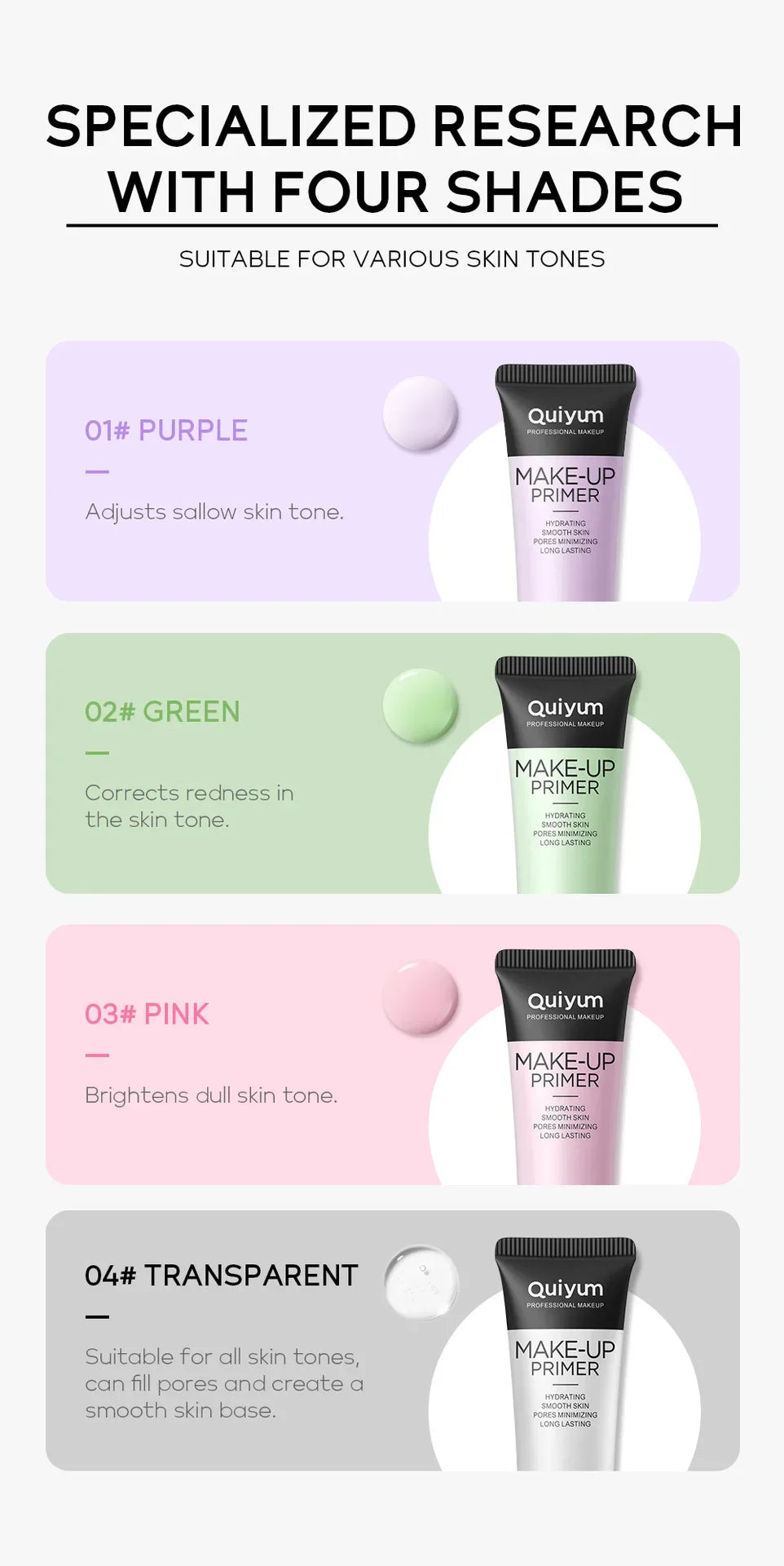 Base Makeup Facial Moisturizing Primer Peaceful Pleasures Health and Wellness