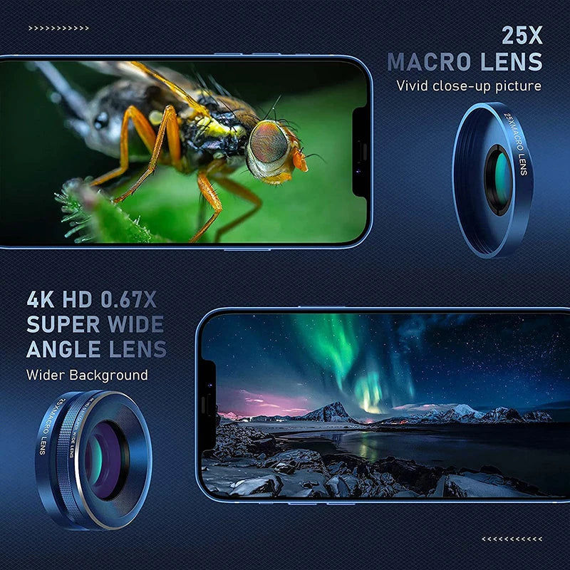 22X Telephoto Lens For Cellphone Camera Lens For Mobile Camera Zooming Lens iphone CellPhone Telescope Fish eye Lens Phone Macro Peaceful Pleasures Health and Wellness