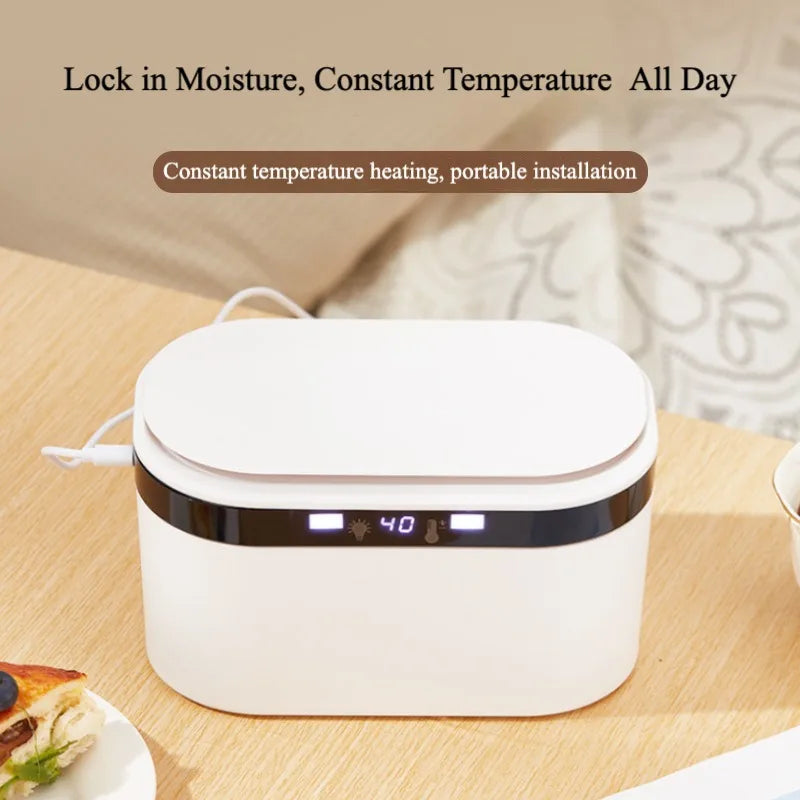 Portable USB Baby Wipes Warmer | 5-Level Temp & Night Light