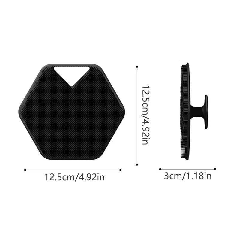 Silicone Body Scrubber with Handles | Exfoliate & Deep Clean