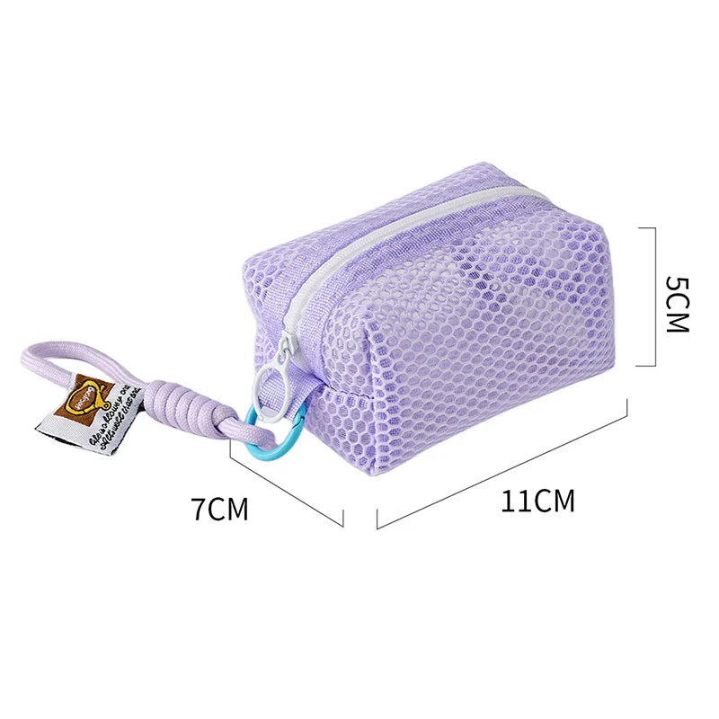 Mini Mesh Coin Purse – Vibrant Zipper Pouch for Women