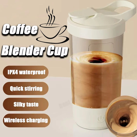 Electric Shaker Cup 450ml Self-Stirring Intelligent Shaker For Protein Shake Meal Replacement Portable Sport Mixing Cup Peaceful Pleasures Health and Wellness