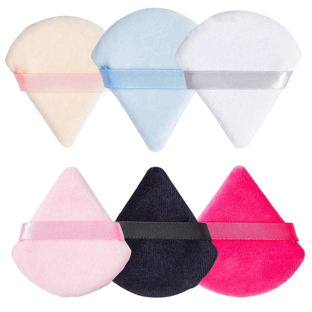 RUNTOIN Triangle Powder Puff Mini Finger Makeup Sponge 6-20 Pc