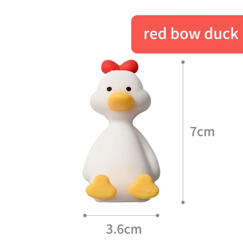 3D Cute Duck Silicone Toothbrush Holder | Suction Cup Rack