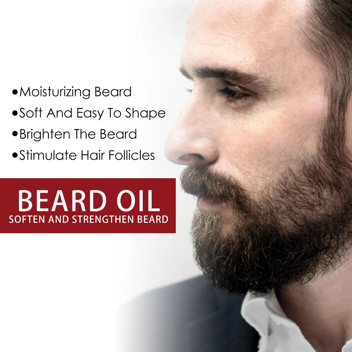 East Moon Beard Growth Oil – Grapeseed & Ginger Root 60ml