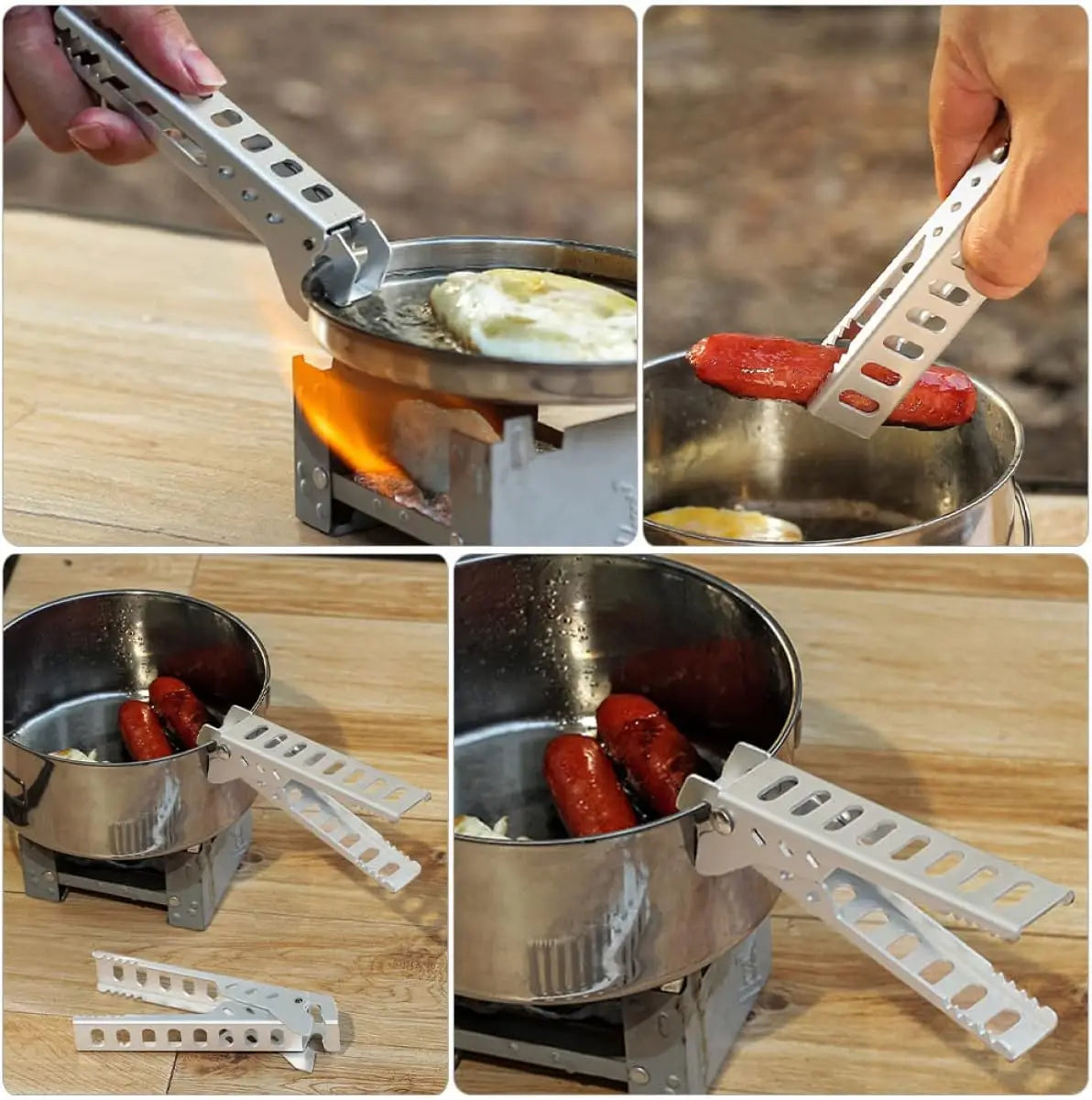 Anti-hot Alloy Pot Clip Bowl Gripper Pot Food Clamp Kitchen Bowl Dish Pan Anti-Scalding Clip Kitchen Accessories Pot Holder Peaceful Pleasures Health and Wellness