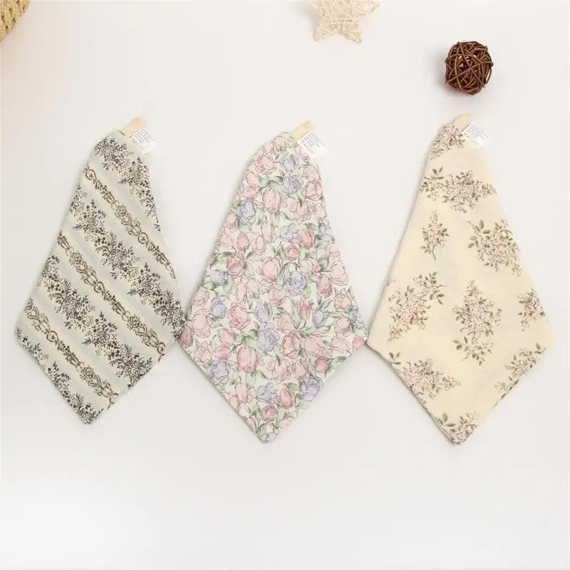 4-Layer Cotton Baby Burp Cloths – Soft, Absorbent & Safe
