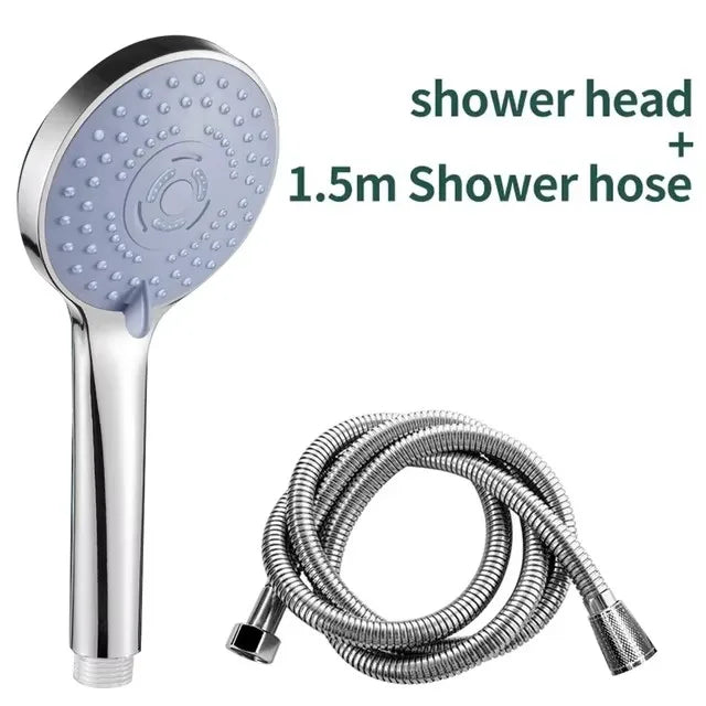 High-Pressure Handheld Shower Head | 5 Spray Modes, Water Saving