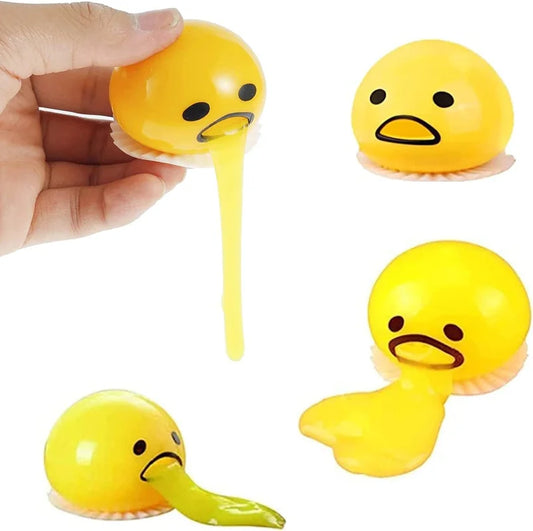 Squishy Egg Yolk Stress Ball – Funny Novelty Squeeze Toy Novelty Squeeze Toy Oasis Select