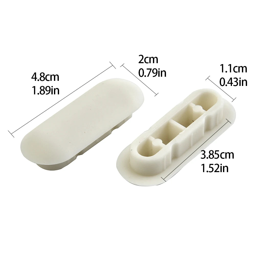 Toilet Seat Buffer Cover Cushion Stopper Noise Reduction White Stop