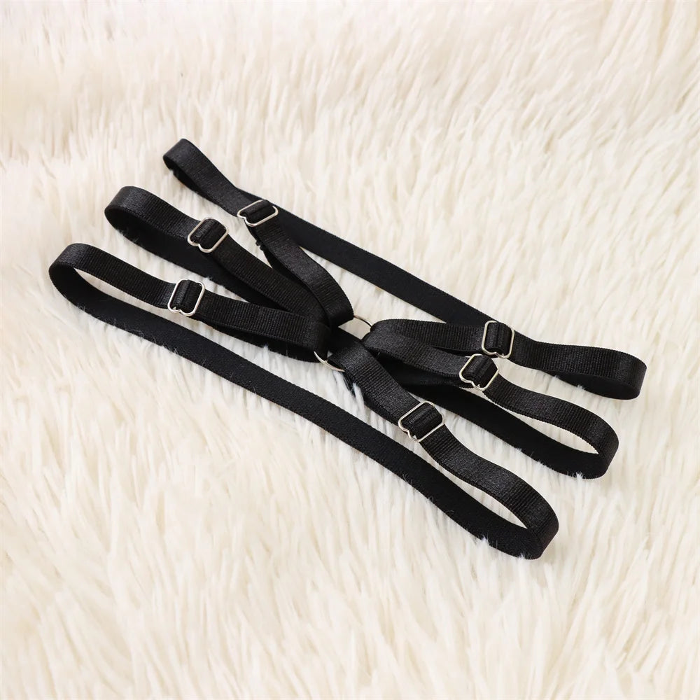 Sexy Cosplay Harajuku Goth Elastic Band Leg Thigh Chain Women Wedding