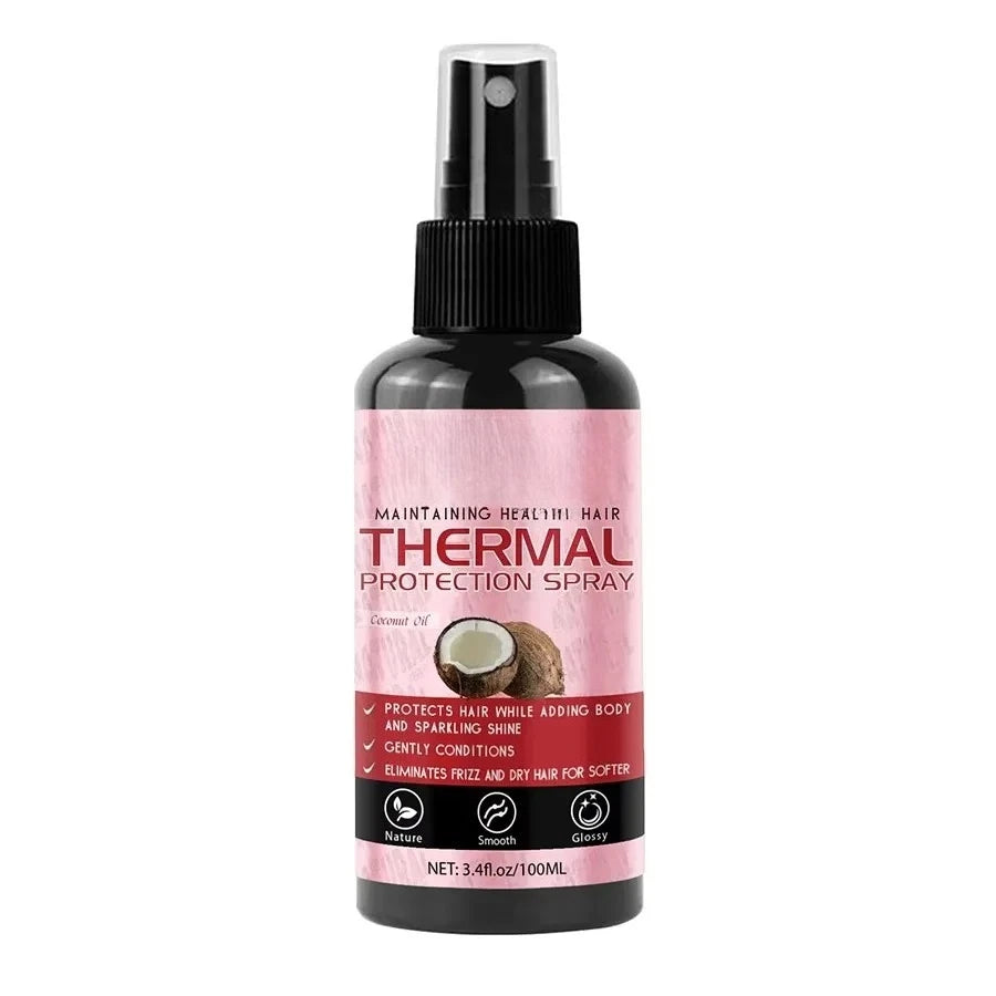 Heat Protectant Spray with Coconut Oil – UV & Thermal Shield