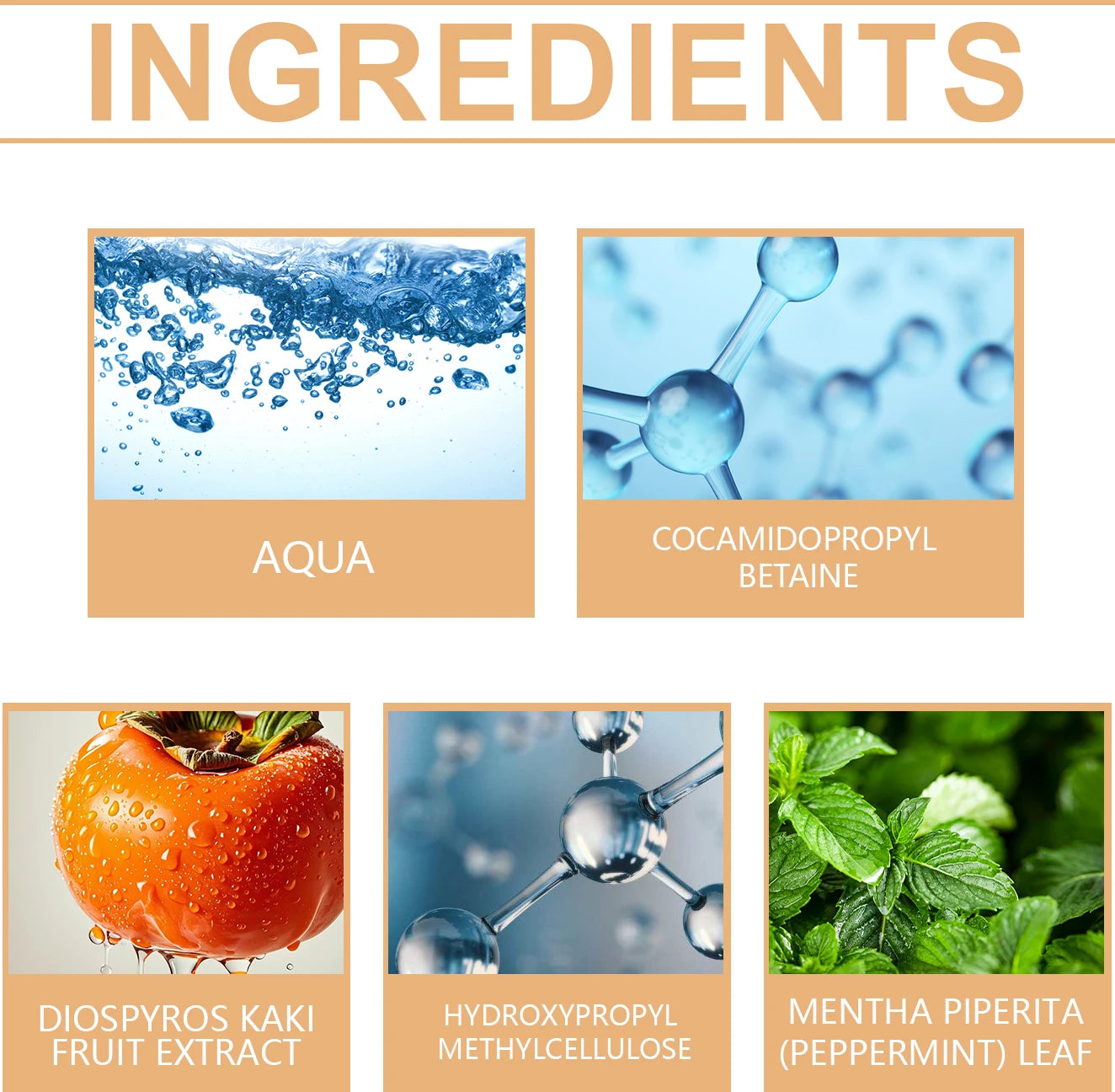 OceAura Persimmon Body Wash – Odor Control & Moisturizing Shower Gel