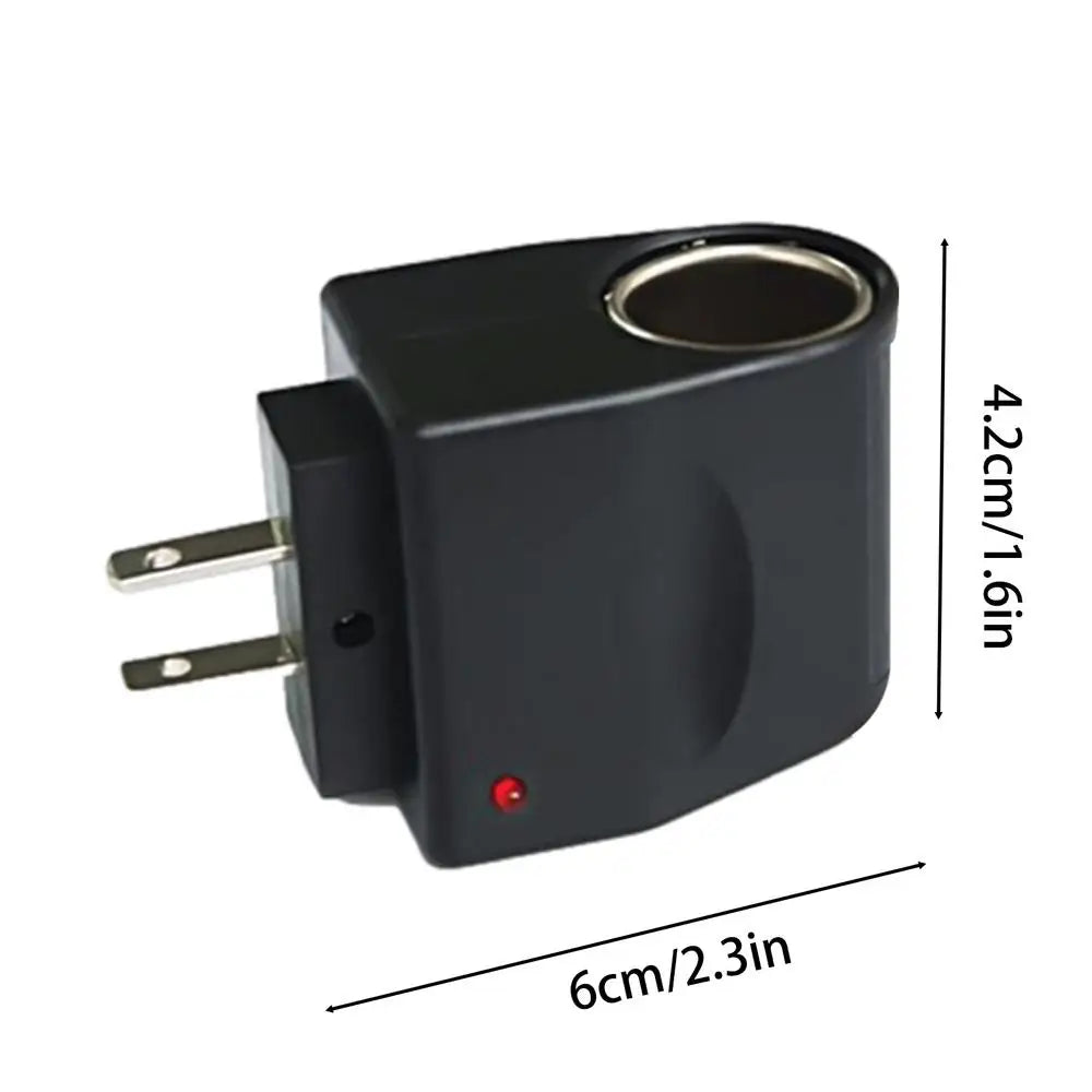 Car Plug Converter Car Power Adapter Socket Converter Portable Waterproof Vehicle Gadgets for Outdoor Adventure Long Distance Peaceful Pleasures Health and Wellness US