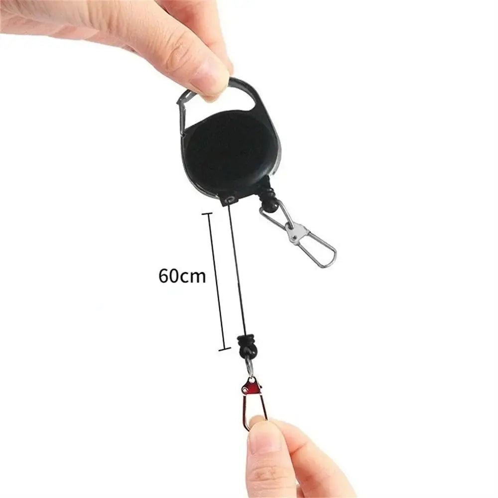 Retractable Double-Headed Badge Reel & ID Card Holder 60cm