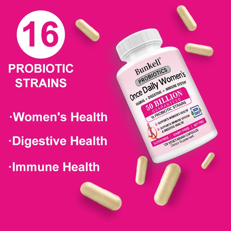 Women's Probiotic 50B CFU - Gut, Vaginal, Urinary & Immune Health Support, Promotes Nutrient Digestive Function & Overall Health Peaceful Pleasures Health and Wellness