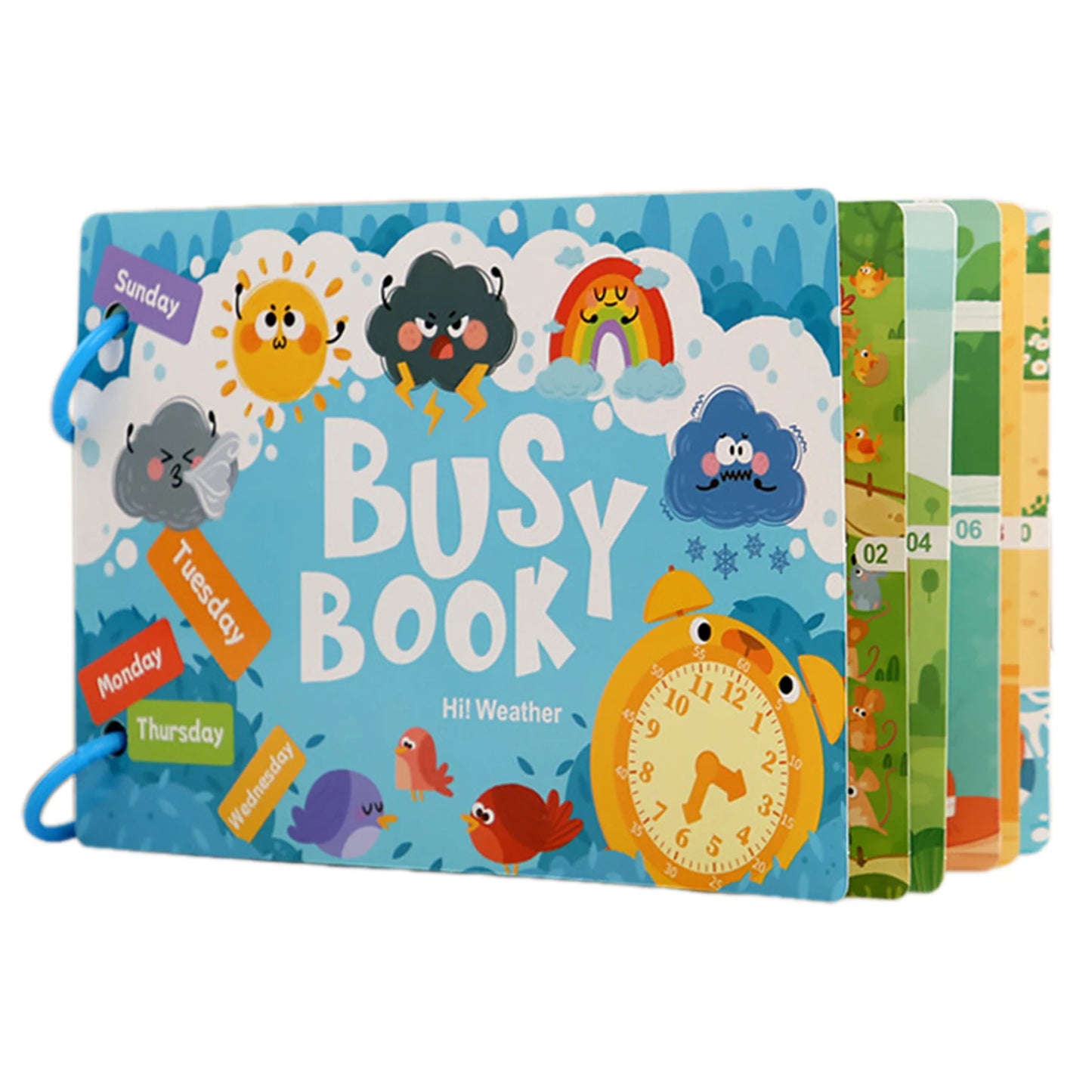 Kids Farm Letter Sticker Book – Reusable Montessori Busy Book