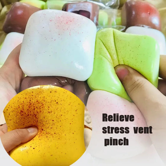 Squishy Cream Toast Slow Rising Fidget Toy | Stress Relief Squishy Fidget Toy Peaceful Pleasures Health and Wellness
