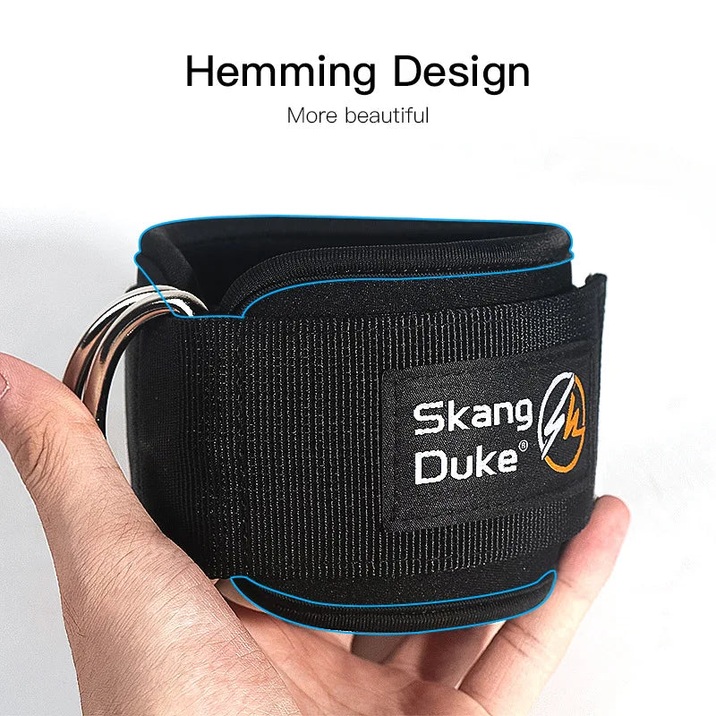 Leg power trainer buckle fitness foot ring ankle strap elastic resistance band pull rope accessory Peaceful Pleasures Health and Wellness