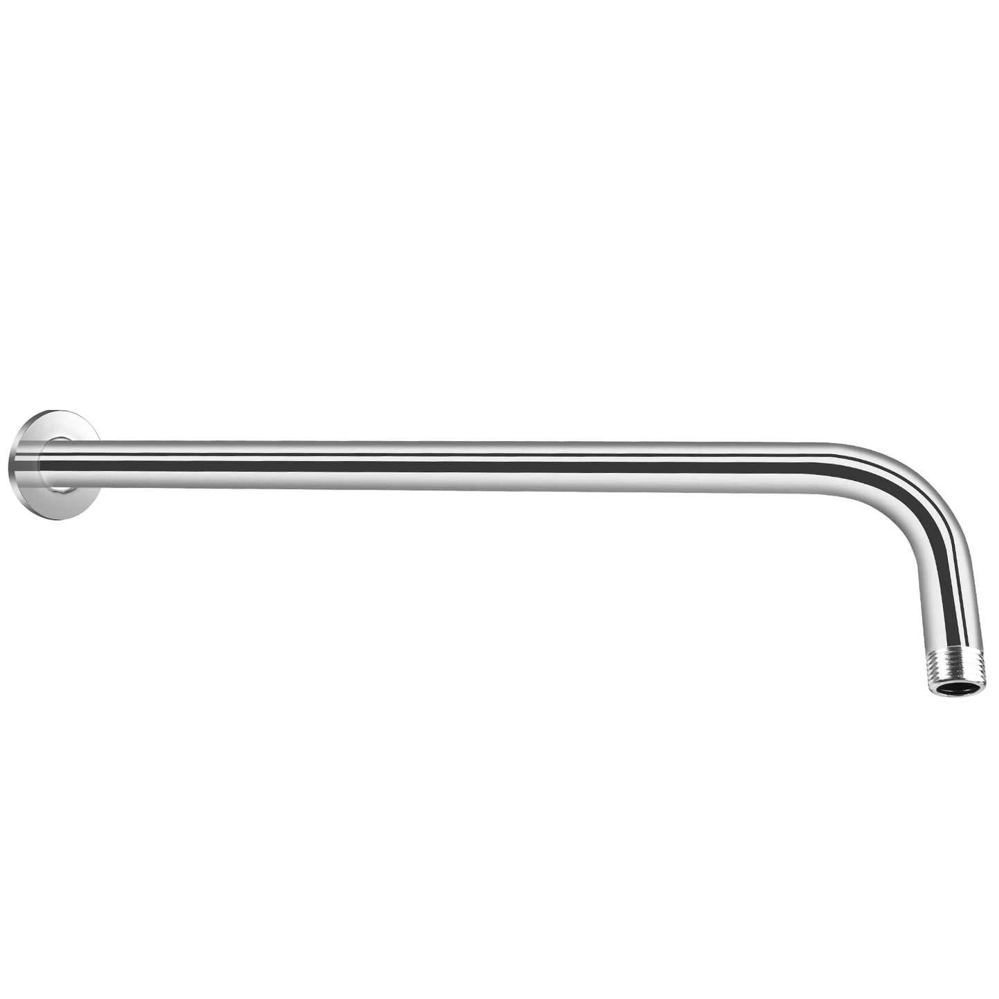 Wall-Mounted 304 Stainless Steel Shower Arm 30/40CM | Black & Silver