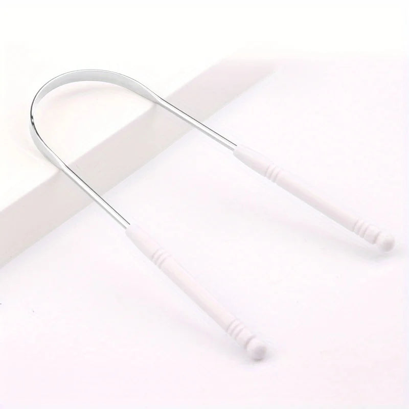 Stainless Steel Tongue Cleaner, Tongue Scraper, Tongue Brush, Tongue Cleaning Oral Care Peaceful Pleasures Health and Wellness 5 Pieces