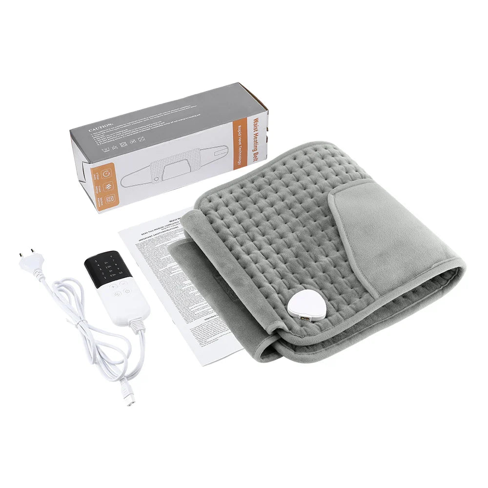 Electric Heated Waist Belt | 10-Level Temp Control & Timer