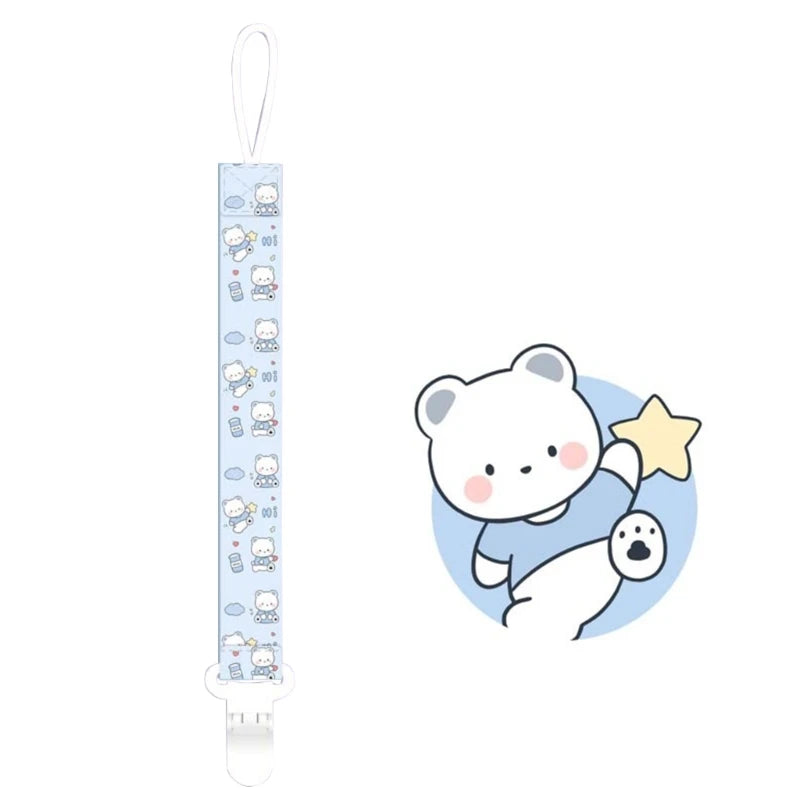 Baby Pacifier Clip Holder & Teether Strap – Boys & Girls