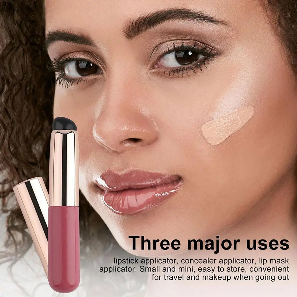 Silicone Lip & Concealer Brush | Multifunctional Makeup Tool Silicone Makeup Brush Peaceful Pleasures Health and Wellness