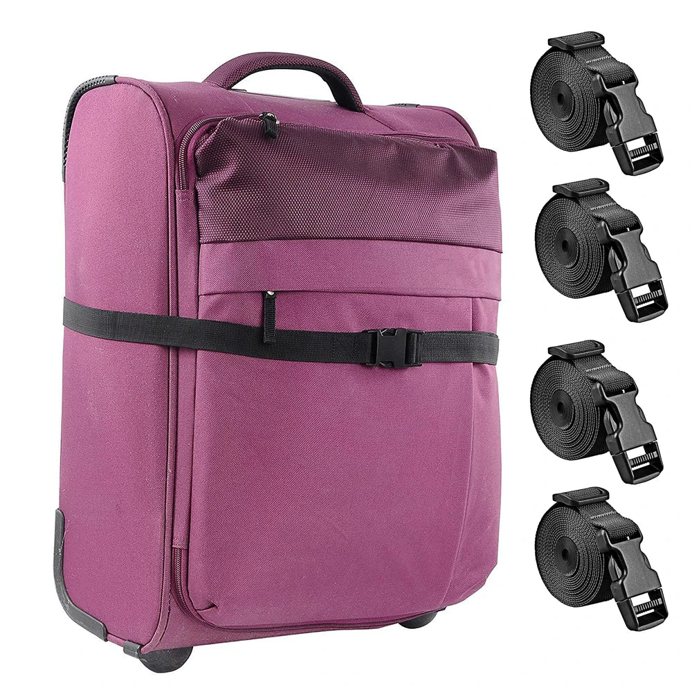 Luggage Straps Suitcase Tags Weather-resistant Nylon Tapes Strap For Outdoor Traveling Hotel Peaceful Pleasures Health and Wellness