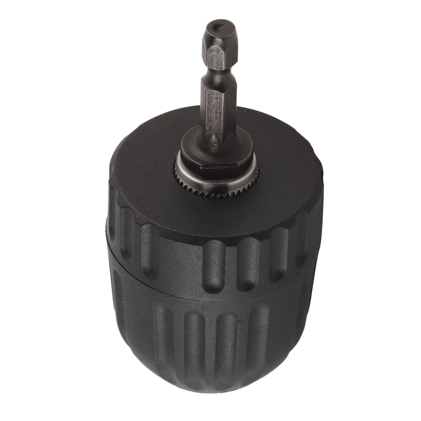 3 824UNF Keyless Drill Bit Chuck Clip W 1 4'' Hex Shank Rod Adapter
