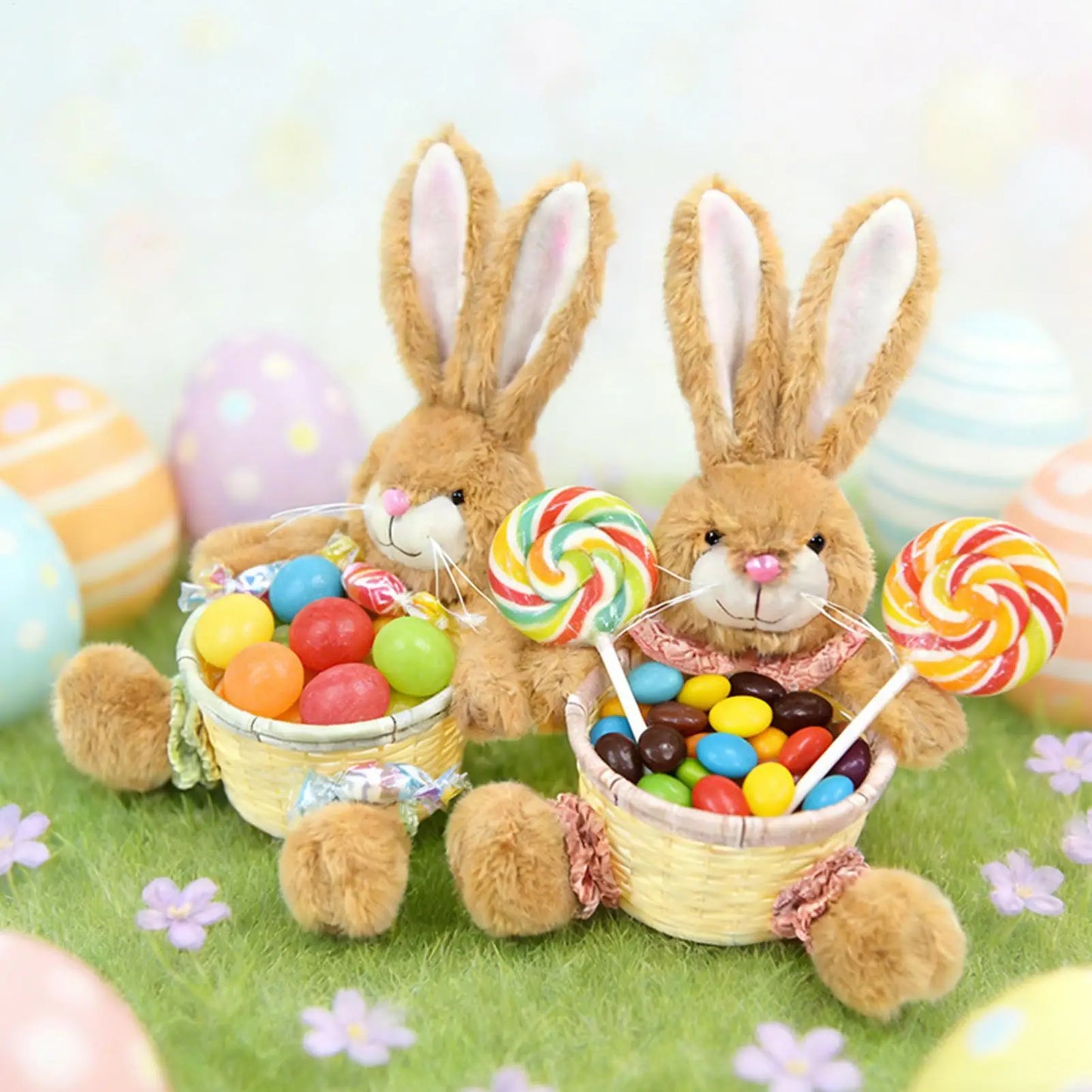 Easter Bunny Basket | Rabbit Candy & Egg Storage for Kids