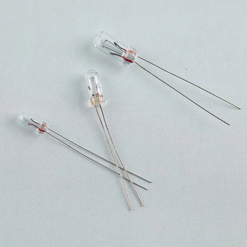 25Pcs 12V Mini Tungsten Rice Bulbs 3mm 4mm 5mm Indicator Lamps