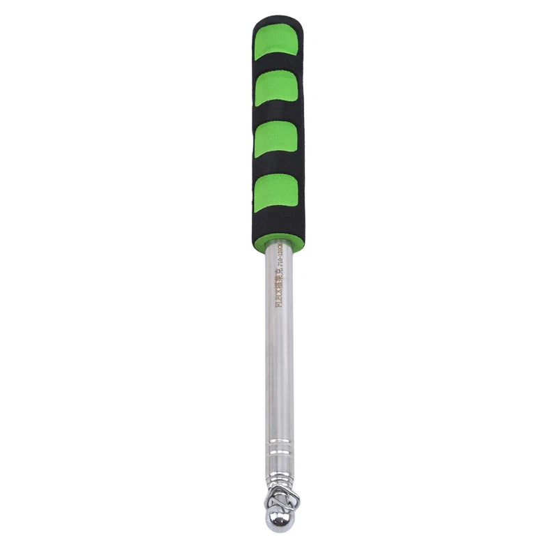 Extendable Flagpole Pointer Telescopic Banner Pole for School Teaching Tour Guide Multi purpose Windsock Guide Tool Peaceful Pleasures Health and Wellness Geen 1.2m