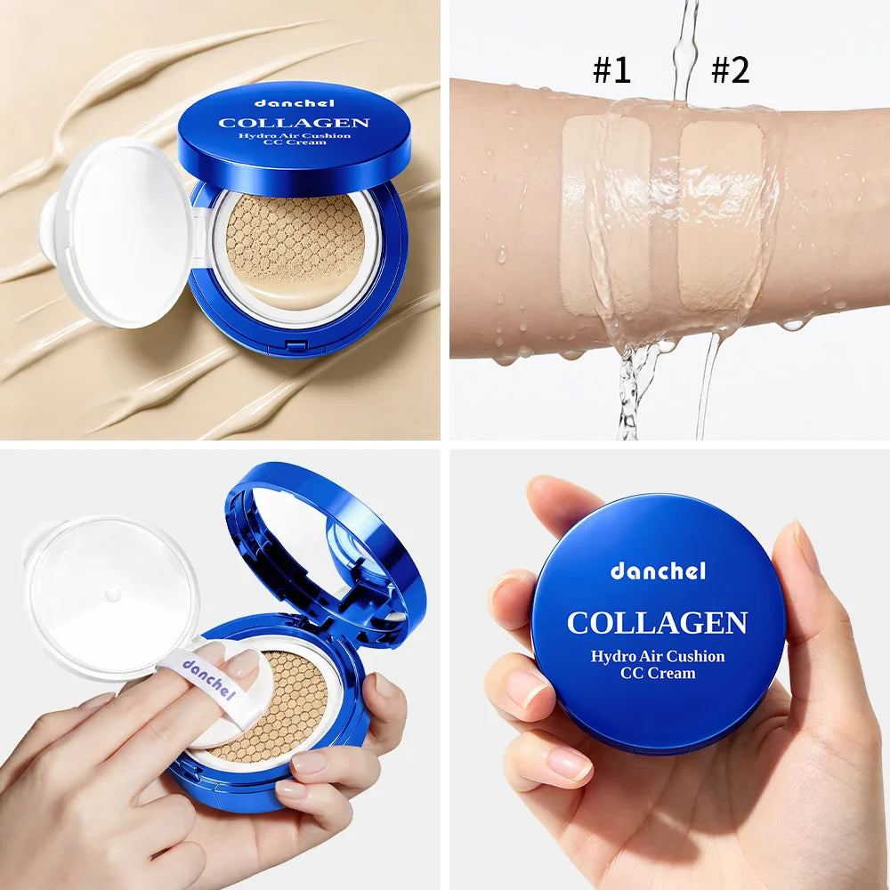 Collagen Air Cushion CC Cream – Hydrating Dewy Foundation