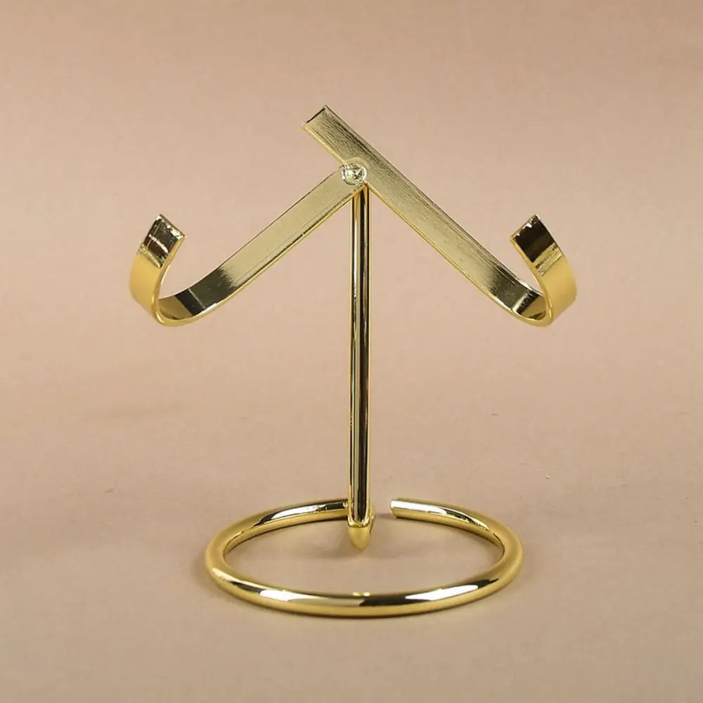 Metal Heart Crystal Ball Display Stand – Gold, Silver & Black