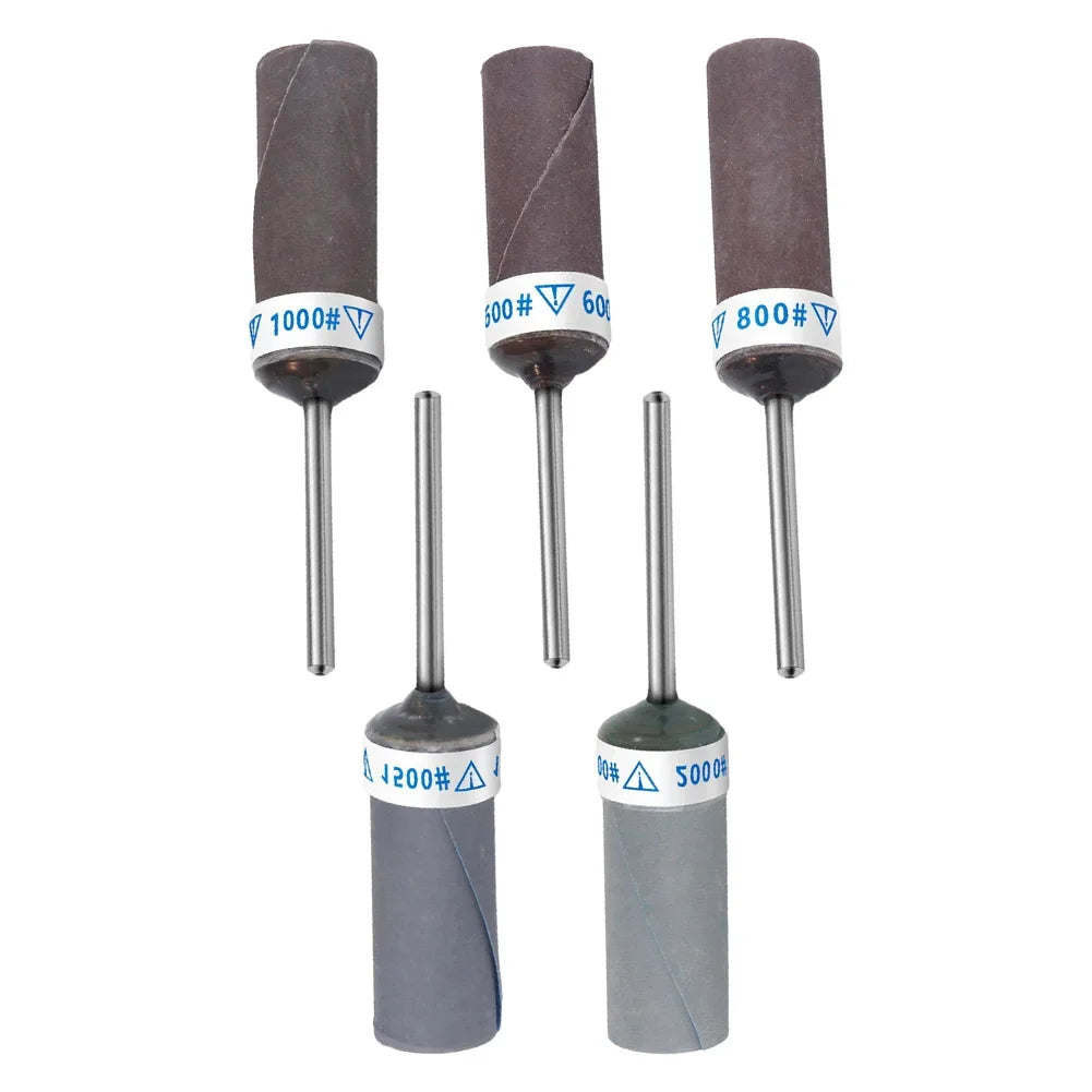 5-Piece Sanding Stick Grinding Heads P600–P2000 | Mirror Polish