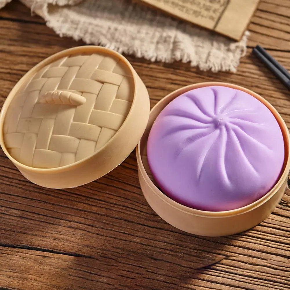 Colorful Dumpling Stress Balls for Decompression Play Peaceful Pleasures Health and Wellness purple-1