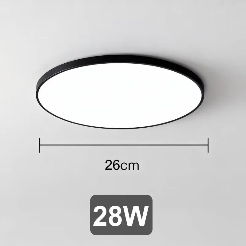 RUNTOIN Modern LED Circle Ceiling Light | Ultrathin Panel 220V