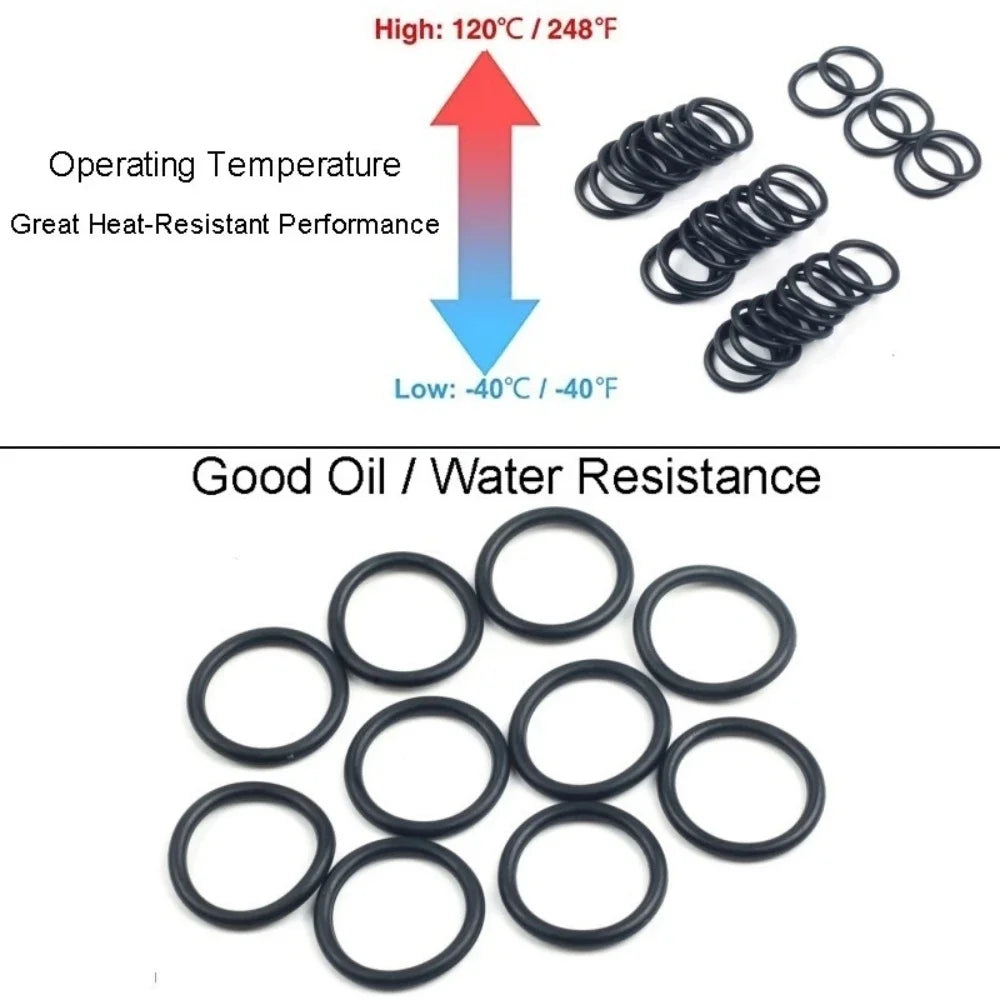 NBR O-Ring Seal Kit 740–1200 Pcs | Plumbing & Auto Repair Peaceful Pleasures Health and Wellness